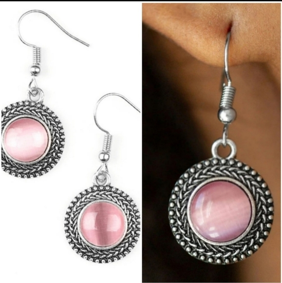 TIME TO GLOW UP PURPLE MOONSTONE EARRINGS